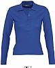 Polo Mujer Manga Larga Podium Sols - Color Azul Royal